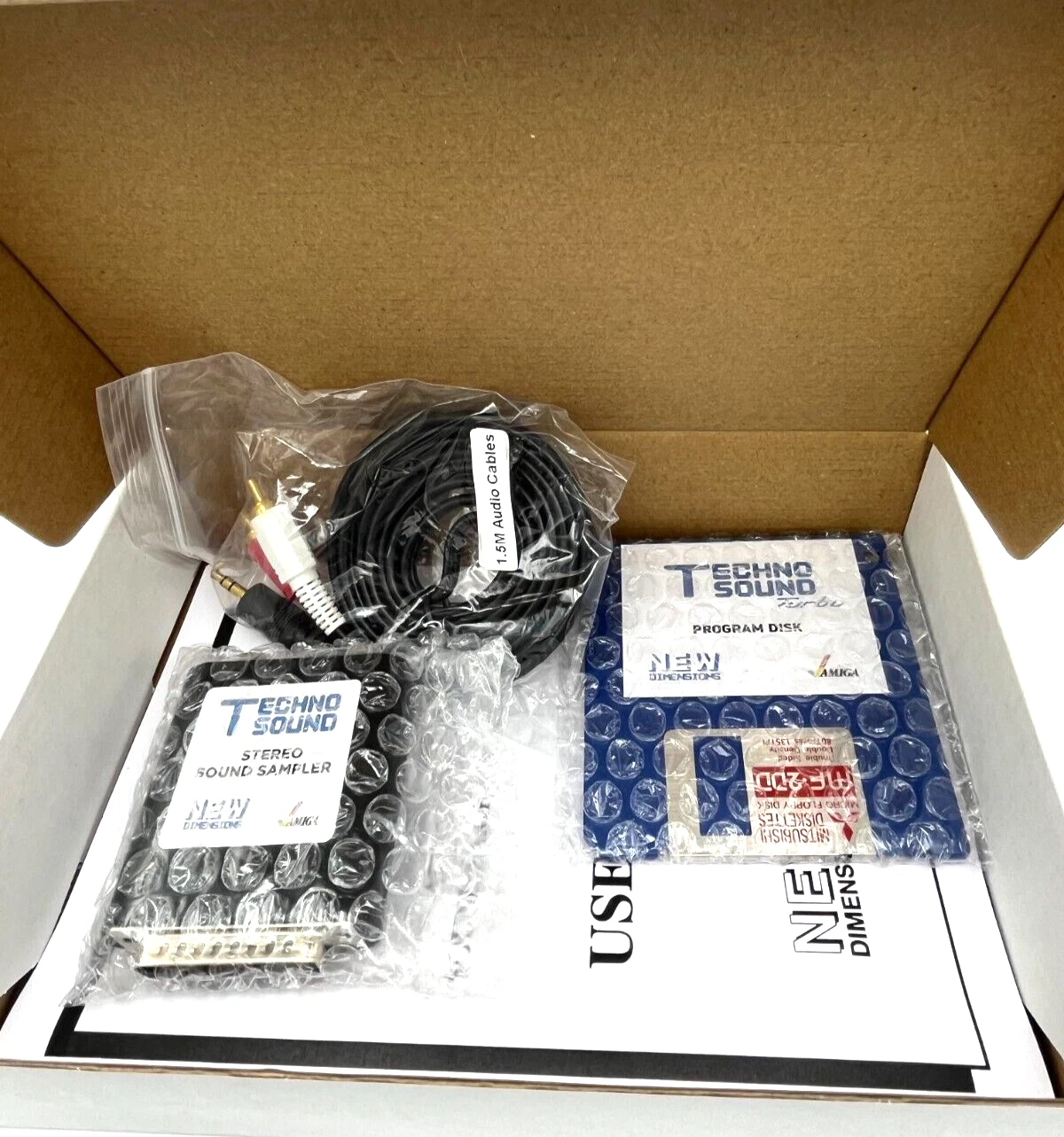 Technosound Turbo Sound Sampler for Commodore Amiga - Black Case thumbnail 2